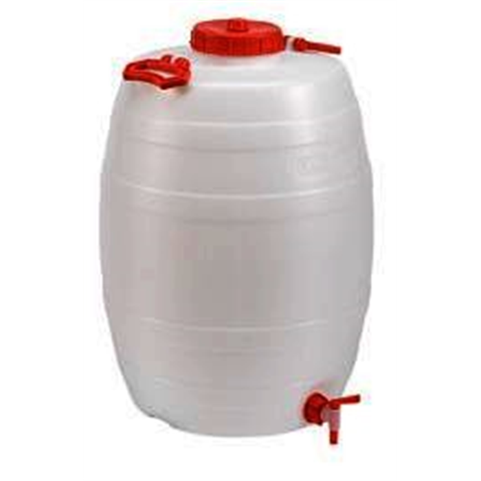 Baril pour liquides avec robinet - 50L Rubrique(Manutention)