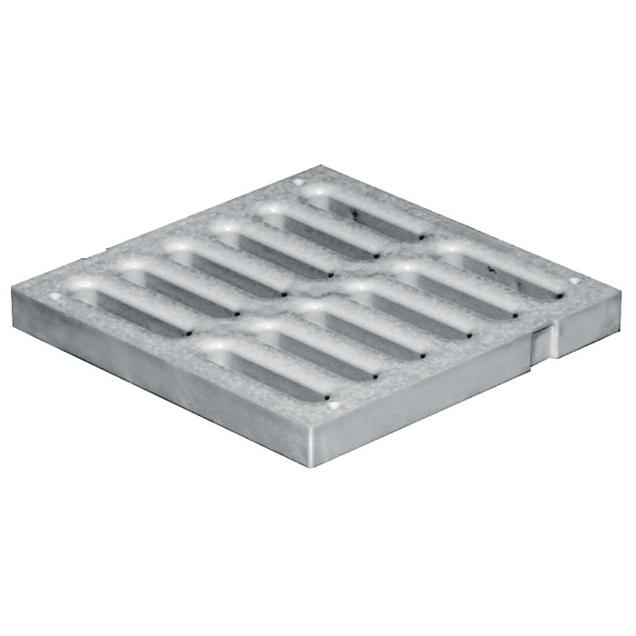 Grille PVC léger 550x550 gris Grille PVC léger 550x550 gris